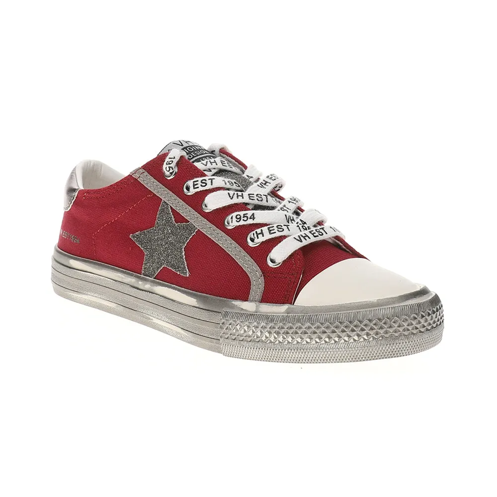 Alive Glitter Metallic Lace Up Sneakers