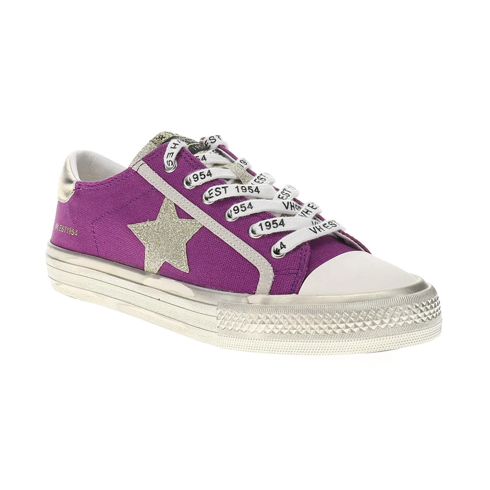 Alive Glitter Metallic Lace Up Sneakers