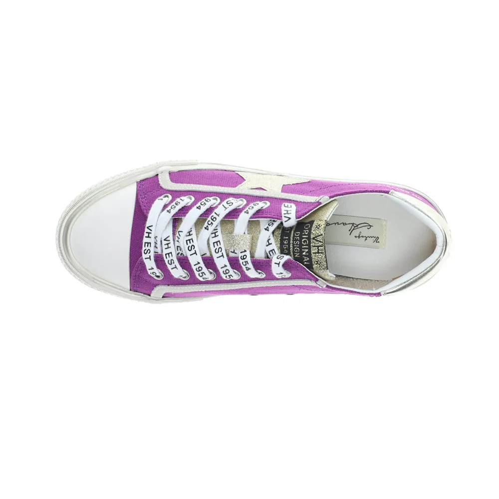 Alive Glitter Metallic Lace Up Sneakers