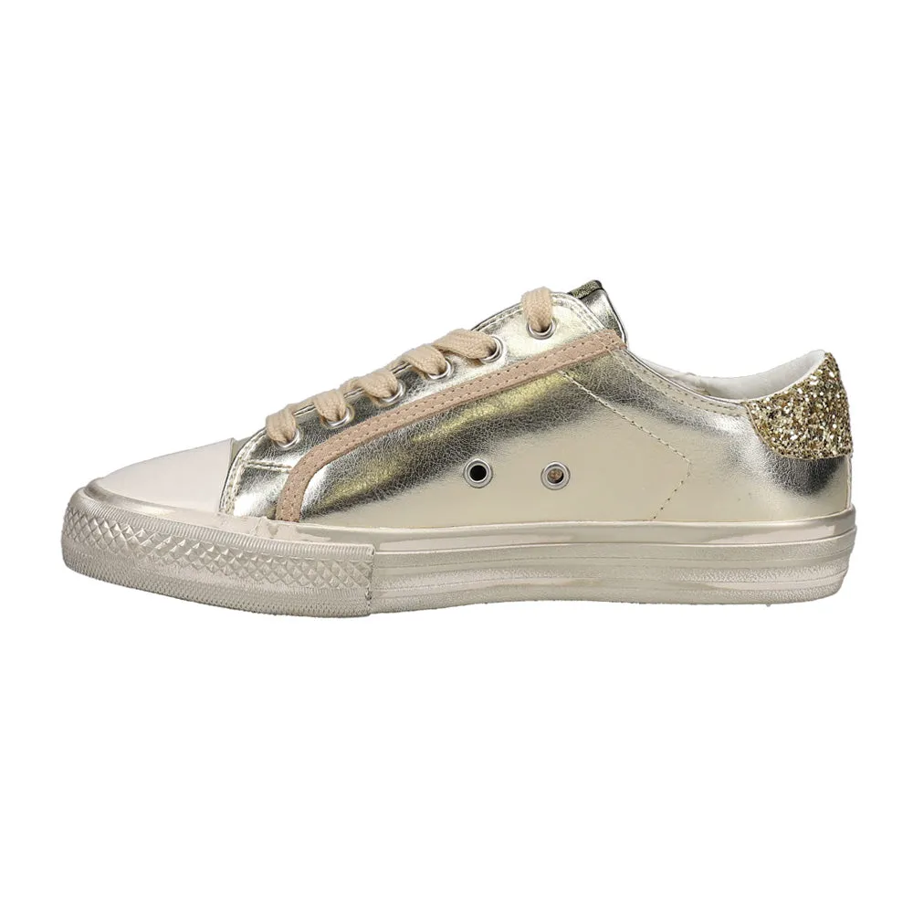 Alive Metallic Glitter Slip On Sneakers