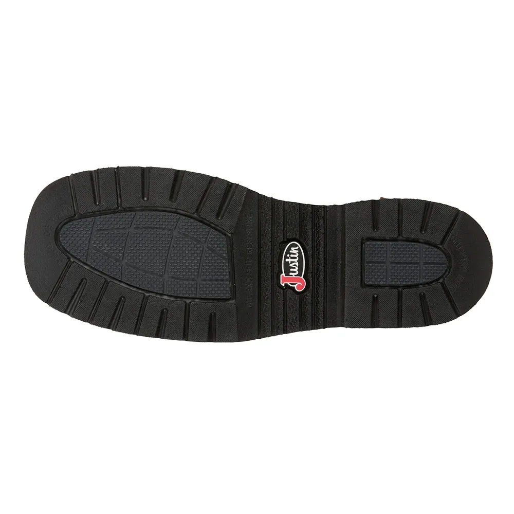 Ames 11 inch Pull On Slip Resistant Soft Toe Work Boots