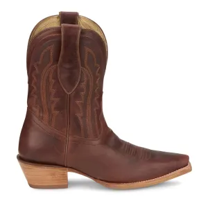 Areli 9 Inch Embroidered Snip Toe Cowboy Boots