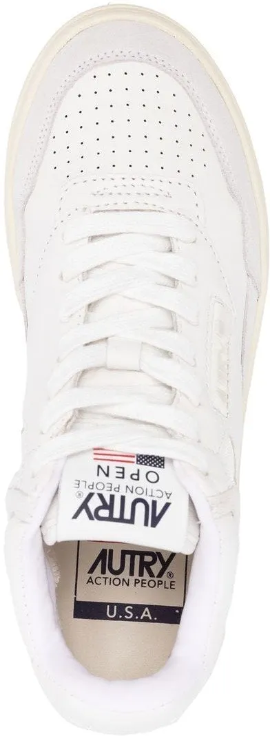 AUTRY WHITE LEATHER SNEAKERS