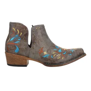 Ava Embroidered Snip Toe Cowboy Booties