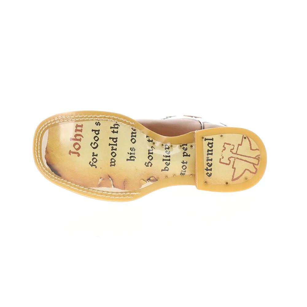 Between Two Thieves Graphic Pull On Cowboy Boots