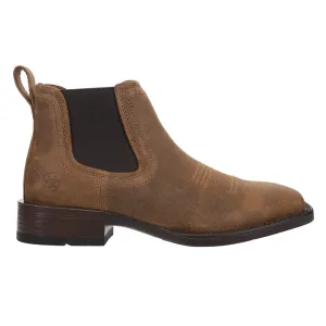 Booker Ultra Embroidered Square Toe Chelsea Boots