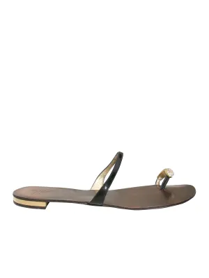 Embellished Flat Sandals