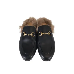 Gucci Princetown Fur Loafers