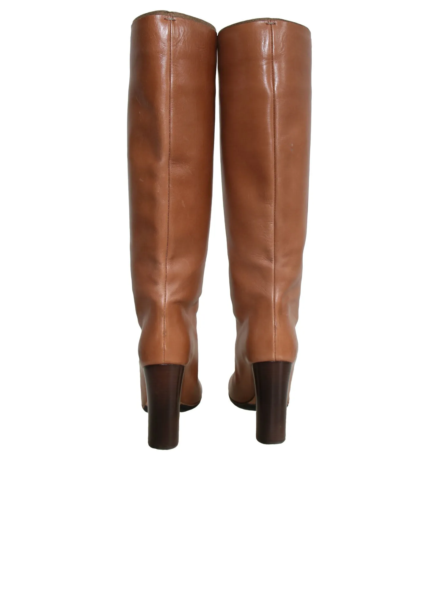 Knee-High Leather Boots