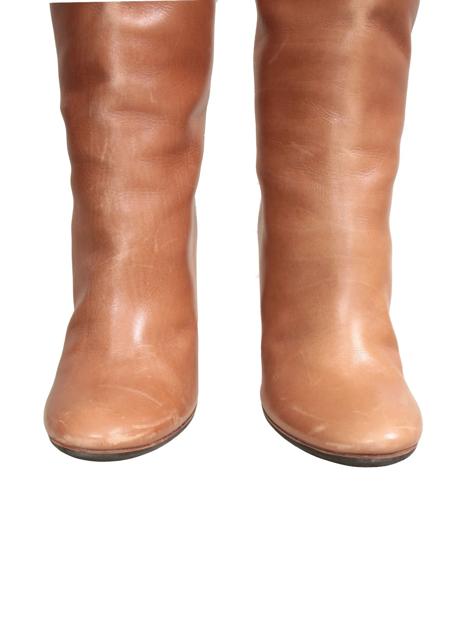 Knee-High Leather Boots
