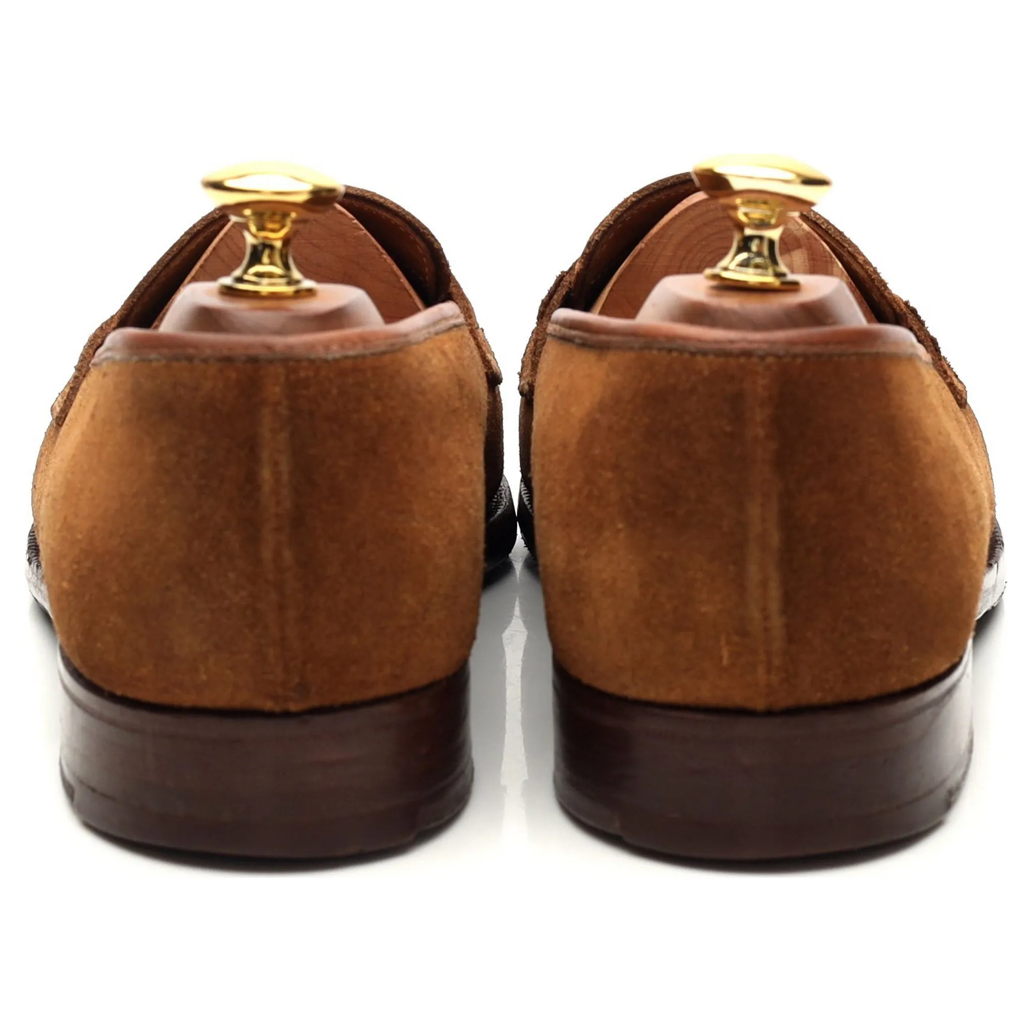 Shipton & Heneage 'Eaton' Snuff Brown Suede Loafers UK 6.5 EX