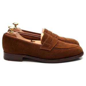 Shipton & Heneage 'Eaton' Snuff Brown Suede Loafers UK 6.5 EX