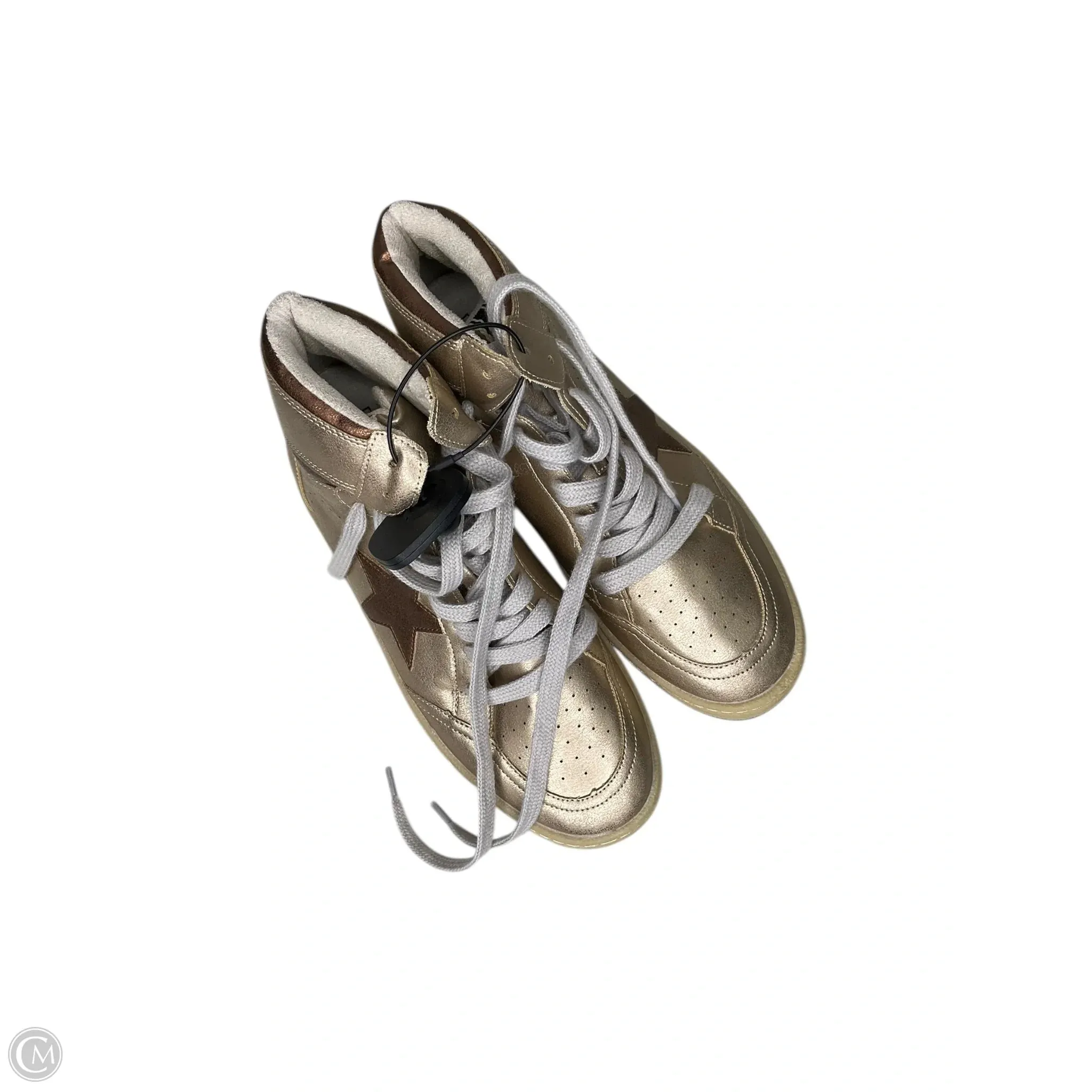 Shoes Sneakers By Shu Shop In Gold, Size: 8.5