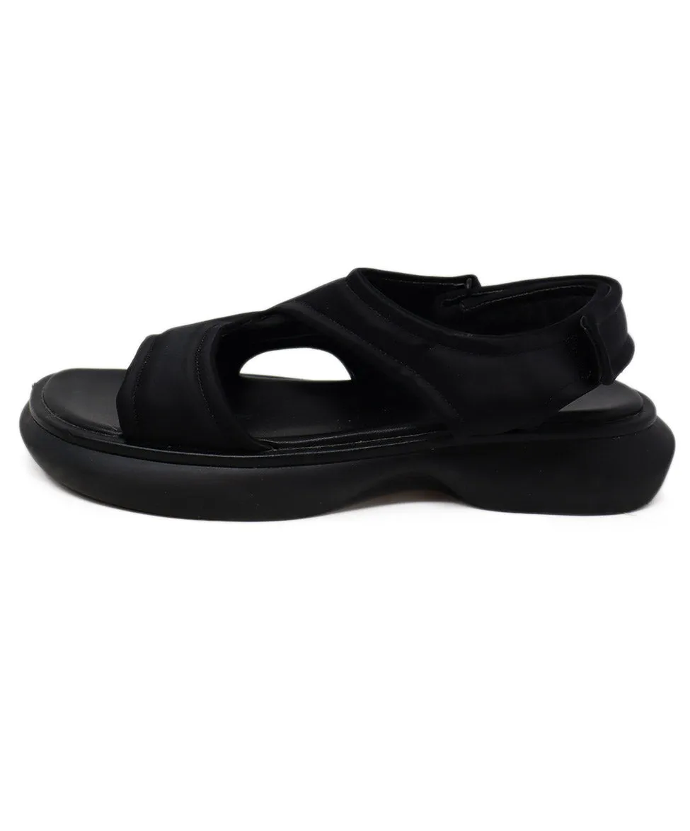 Vince Black Satin Sandals sz 8