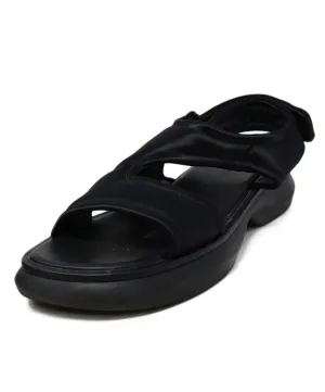 Vince Black Satin Sandals sz 8