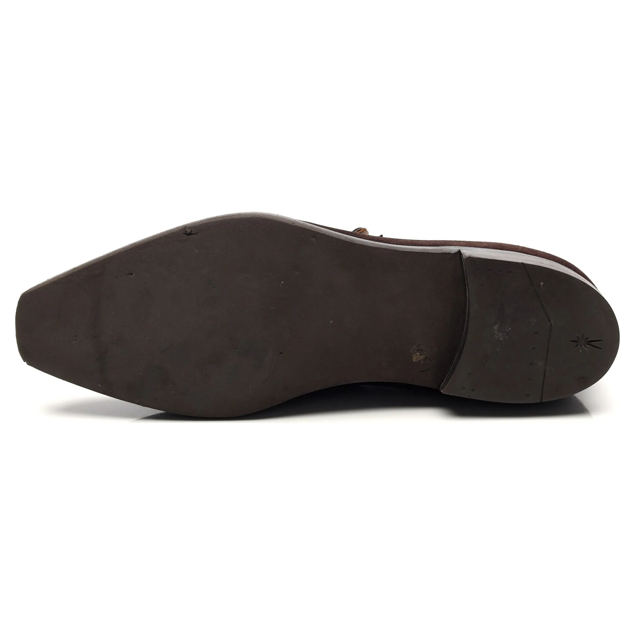 'Yawl' Dark Brown Suede Loafers UK 6.5 E