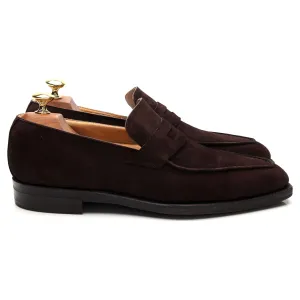 'Yawl' Dark Brown Suede Loafers UK 6.5 E