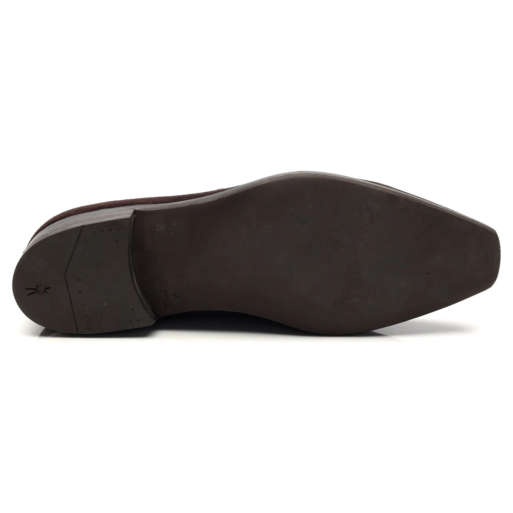 'Yawl' Dark Brown Suede Loafers UK 6.5 E