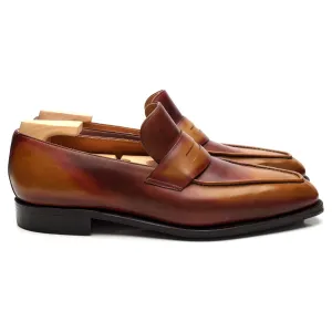 'Yawl' Tan Brown Leather Loafers UK 7.5 E